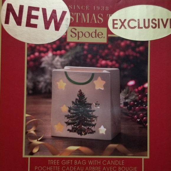 Spode Gift bag Tealight Tree with Stars - Picture 1 of 4